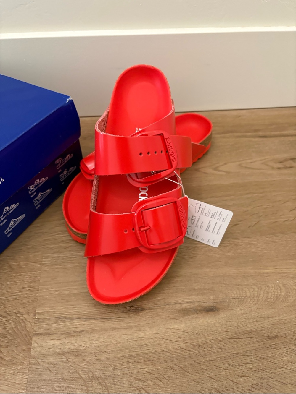 Birkenstock Arizona Big Buckle Red Sandals